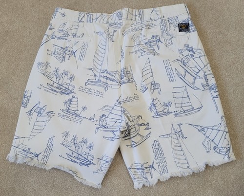 Polo Sport Ralph Lauren Sailboat Button Fly Men's Shorts Size 35 - Picture 10 of 24
