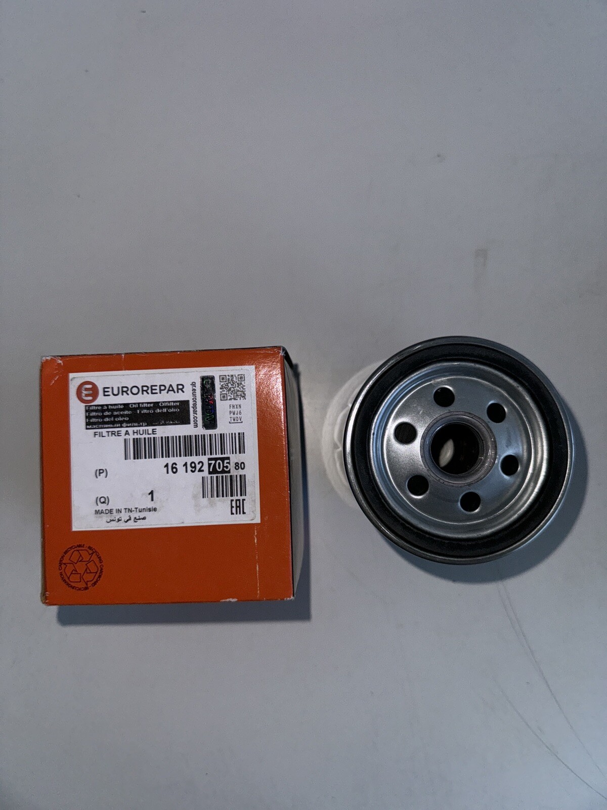 Oil Filter fits SKODA KODIAQ NS7 1.4 1.5 2016 on Eurorepar 1619270580 New
