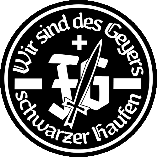 Wir sind des Geyers schwarzer Ha Button Anstecker Aufkleber Auto-Magnet Aufnäher - Picture 5 of 5