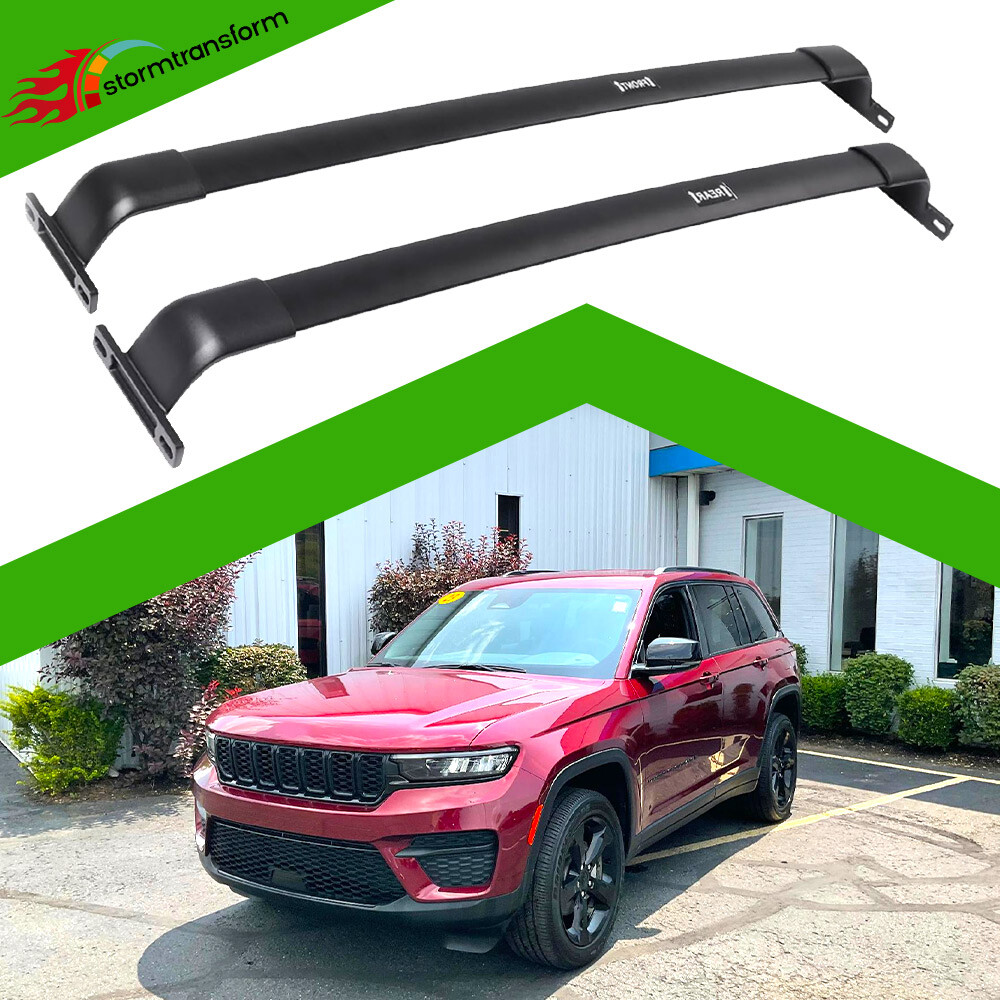 Black Cross Bars For Jeep Grand Cherokee L WL 2021-2025