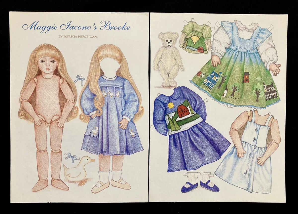 Maggie Iacono s Doll Brooke Paper Doll 1995 Dolls A Collectors