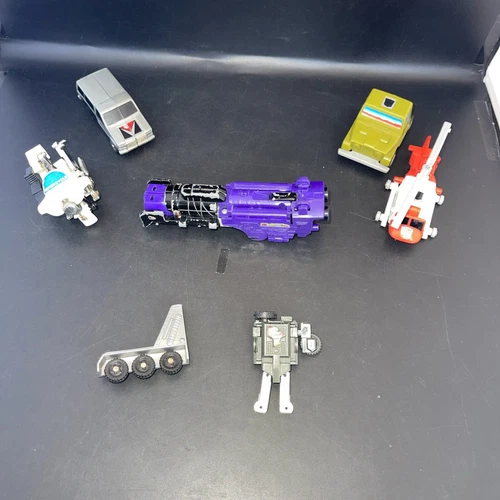 Vintage 198O's G1 Transformers/GOBOT ASTROTRAIN~MOTORCYCLE~BLADES~GEEPER~ROLLBAR