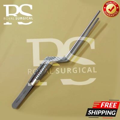 Bayonet Yassirgill Micro Forceps Plain 8'' Straight 5mm Surgical instrument Neuro