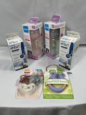 Baby Bundle Bottles Pacifiers And Teething Ring