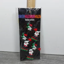 6 - Hallloween Button Covers Vintage Walmart Taiwan 