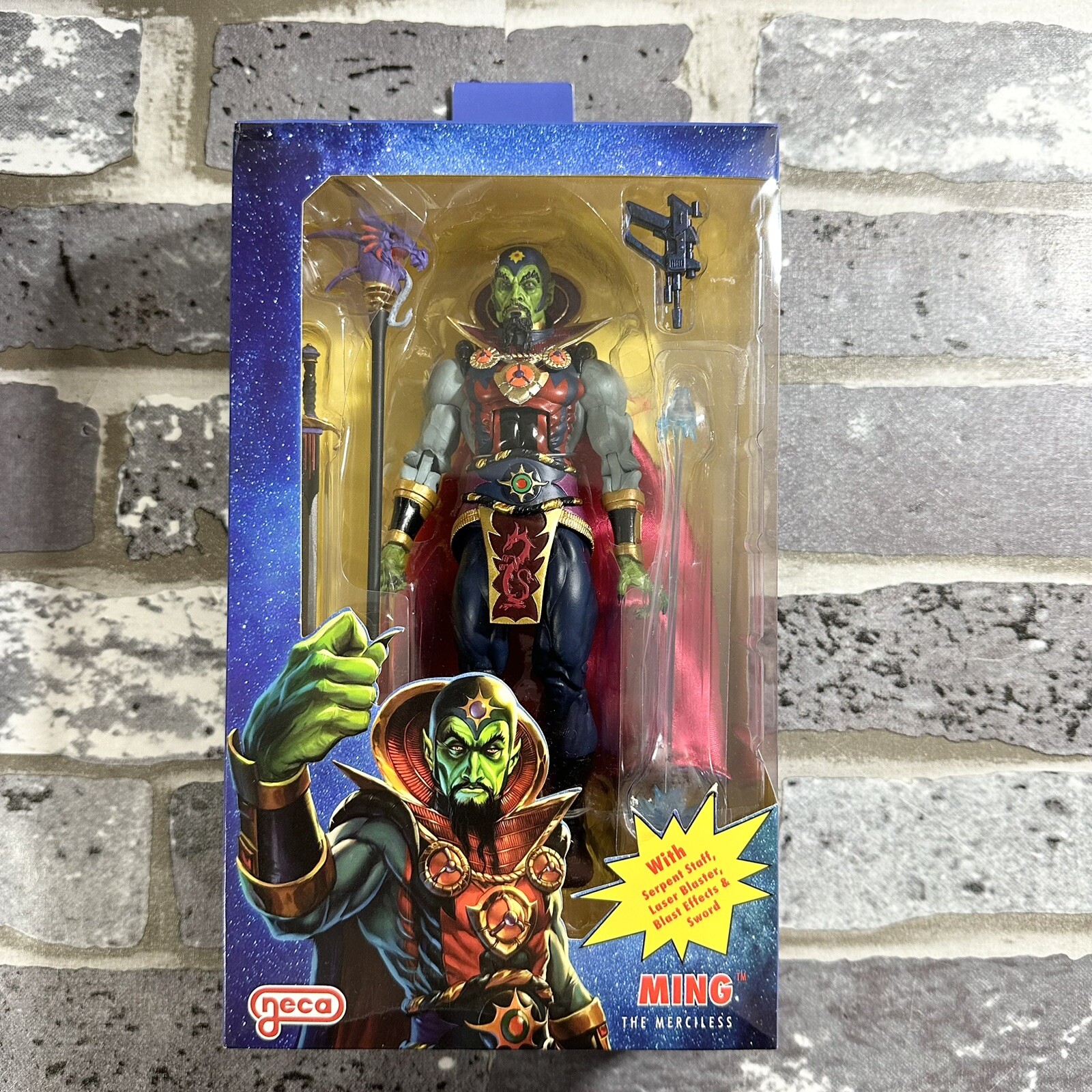 Neca Exclusive Flash Gordon Ming Defenders Of Earth 7” Action Figure