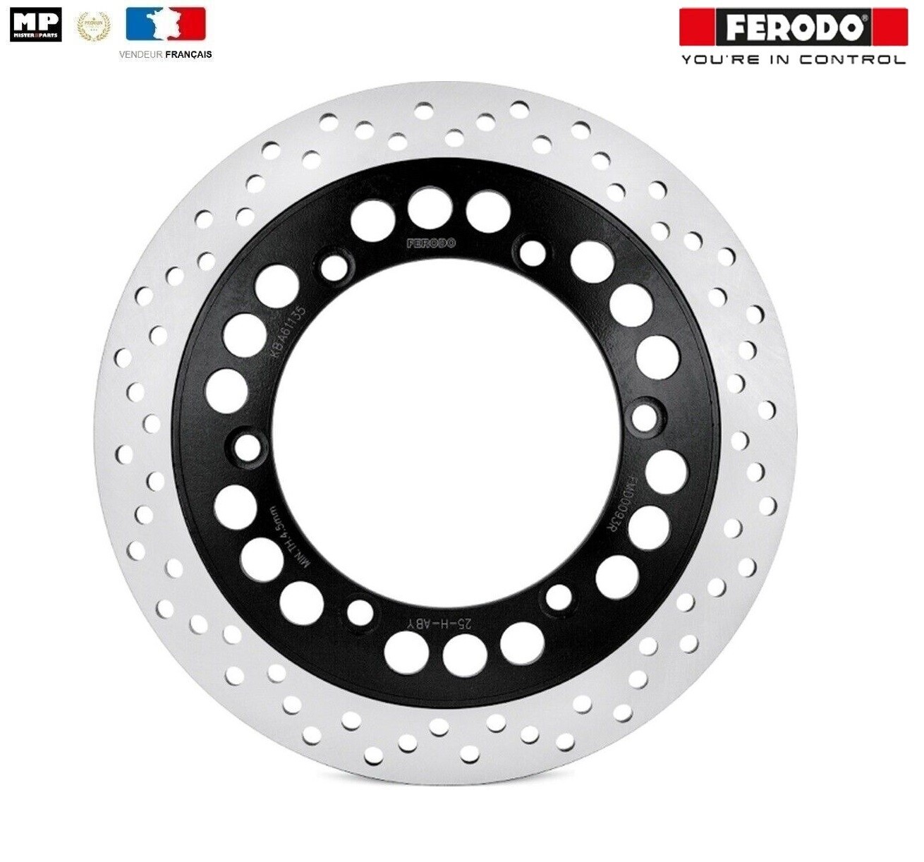 Disque de frein avant 296mm pour Honda CB 750 Seven Fifty 1992-2002
