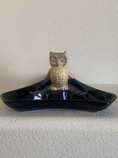 1950年代 LANE&CO.VAN NUYS 灰皿 ミッドセンチュリー Owl Ashtray by Lane and Co Van Nuys California. 1958. Vintage. | eBay