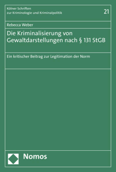 Thumbnail - Die Kriminalisierung Von Gewaltdarstellungen Nach § 131 Stgb | Rebecca