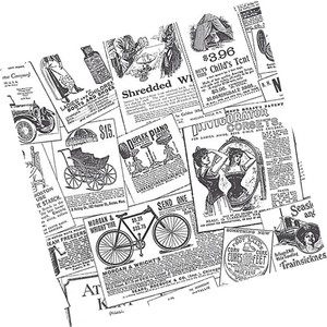 Details About Black And White Vintage Newspaper Print Wallpaper 11 Yd