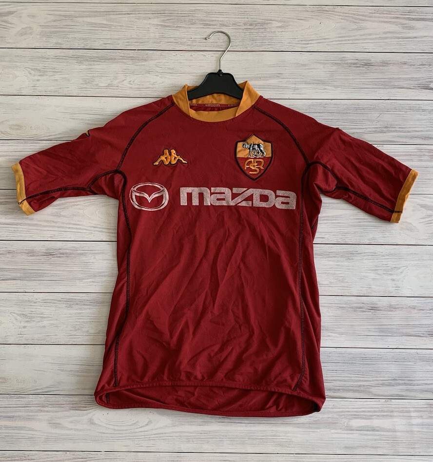 AS Roma 2002 - 2003 Home football shirt jersey Kappa size S | eBay