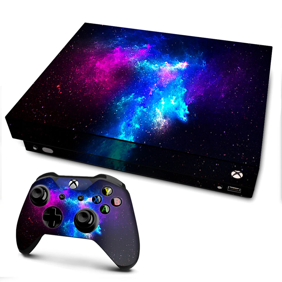 ITSASKIN Xbox One X Console Skins Decal Wrap ONLY Galaxy Space Gasses