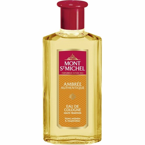 Eau De Cologne Mont St Michel - Ambrée Authentique, Flacon 250 Ml, Fabriqué En France