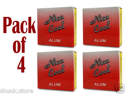 4 X Nice Cool Indian Alum Phatkari, Anti Septic Blocks Bleeding After Shave