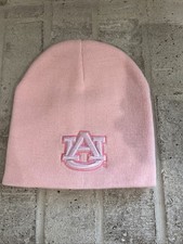 NCAA Auburn Tigers Womens PINK Beanie Knit Winter Hat NEW Womens One Size