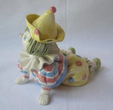 Original Antique Porcelain Clown Made in Italy Gumps San Francisco