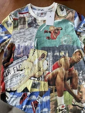 NEW Nike Air Jordan Flight Essentials Iconic Moments Shirt FZ1923-100 Men Large