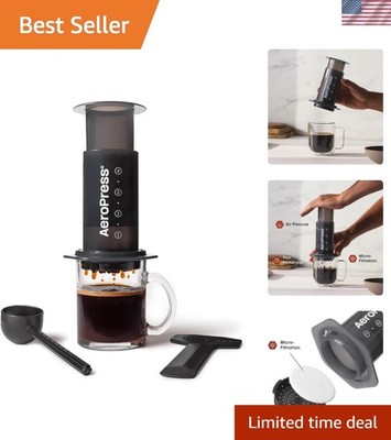 Coffee and Espresso-style Maker, Barista Level Portable Coffee Maker with Cha...