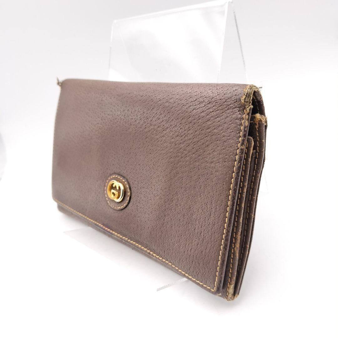 Gucci Long Wallet GG Leather Brown Authentic G0106869 thumbnail 3
