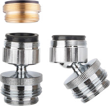 Faucet Adapter Kit, Swivel Aerator Adapter to Connect Garden Hose - Multi-Thread