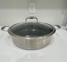 Sartén/freidora de pollo HexClad de 7 cuartos de galón 7 cuartos de galón con tapa - Nueva - Usada una vez.
