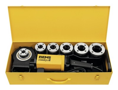 Rems Elektronik-Gewindeschneidkluppe Amigo 2 Set R 1/2-2