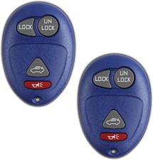 Keyless Entry Remote Control Car Key Fob Replacement for L2C0007T -Blue 2-Pack