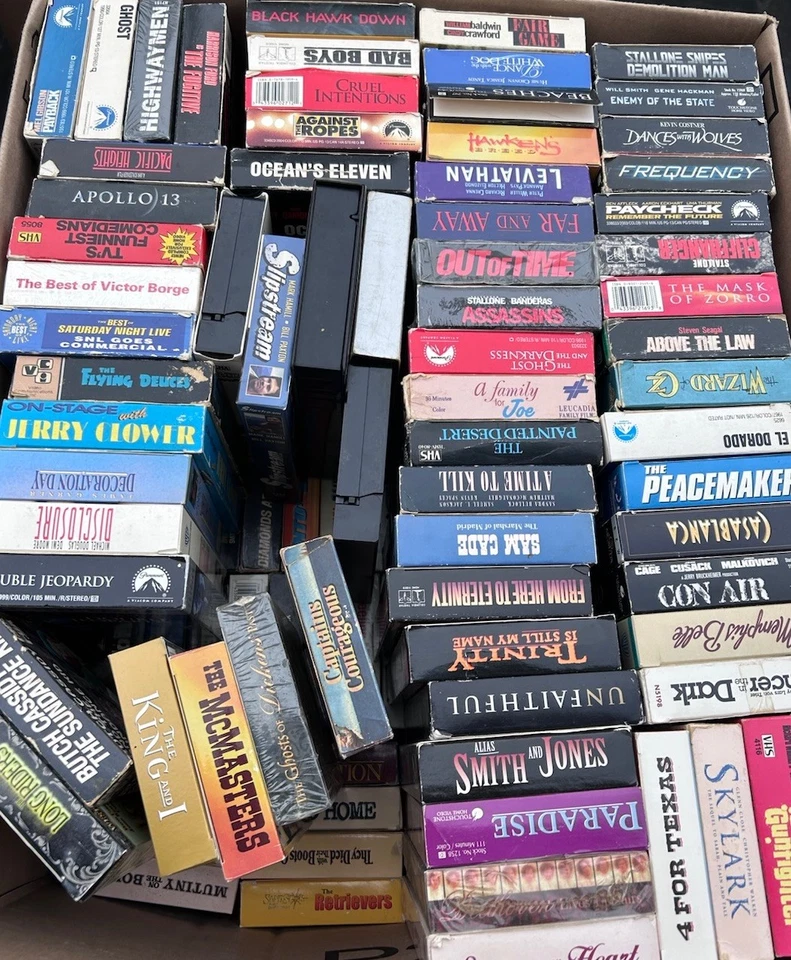 MOVIE STORE GOING OUT OF BUSINESS! VHS Tape Lot ALL GENRES $5.00 Flat Ship OOP - Image 2 of 4