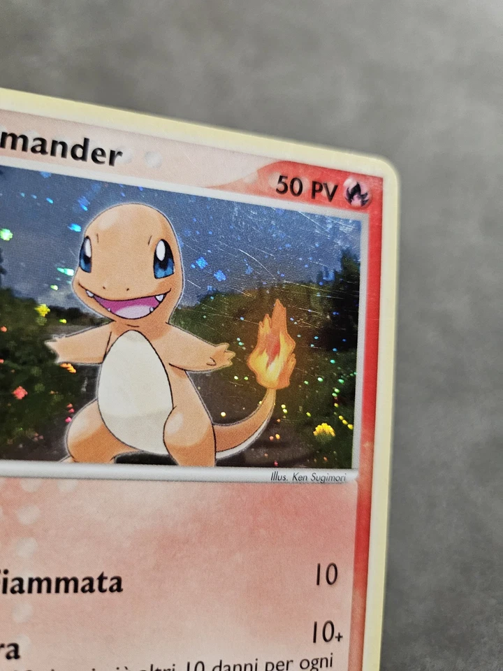 Pokémon SPANISH Charmander 🌀SWIRLS🌀 113/112 Secret - FireRed & LeafGreen - NM - Image 4 of 4