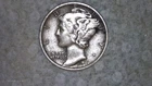 (#103)  1941-S  Mercury Dime . Choice F/XF