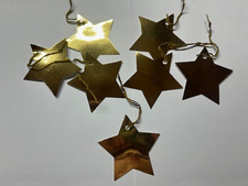 10 - 500 CHRISTMAS GIFT TAGS GOLD STARS SHINY PRESENT TAG WRAPPING LABEL BIRTHDA