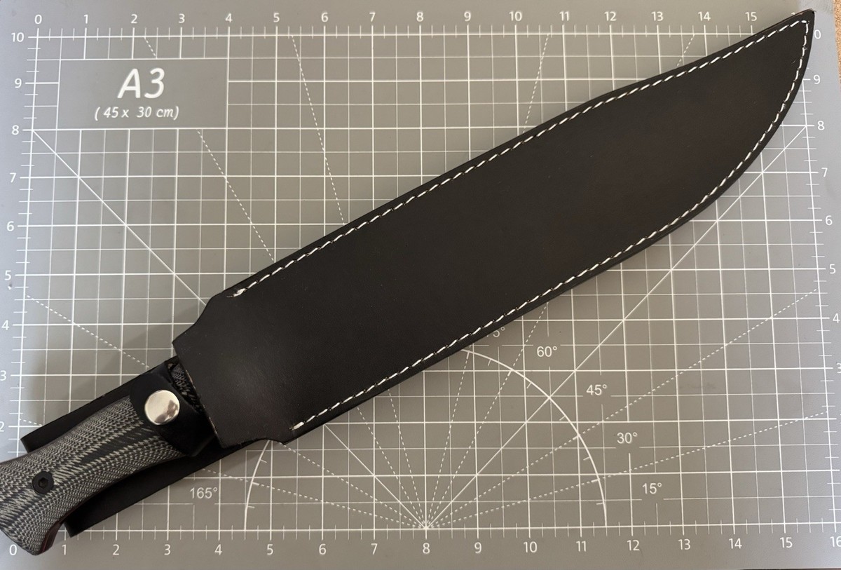 MTECH XTREME MX-8068 Outlander All Black Micarta Handle 18