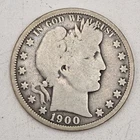 1900-O United States USA Silver BARBER HALF DOLLAR Vintage US Coin