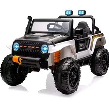 24V 4WD Two Seater Kids Boys Ride On Electric Car Truck Lights Music RC