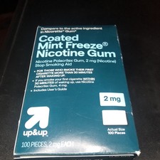 Up  Up 2mg Nicotine Gum Mint Freeze Flavor 100ct Exp 06/26
