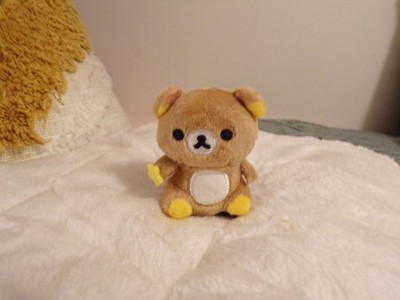 San-X Rilakkuma Cute Adorable Collectible 3in Mini Plush Toy, Used Very Good