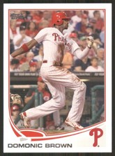 2013 Topps #625 Domonic Brown Philadelphia Phillies 45979