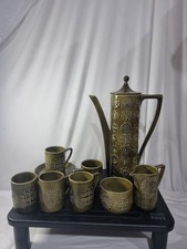 Vintage Totem Susan Williams Ellis Coffee Pot Set - Cups/Saucers/Jugs/Sugar Pot