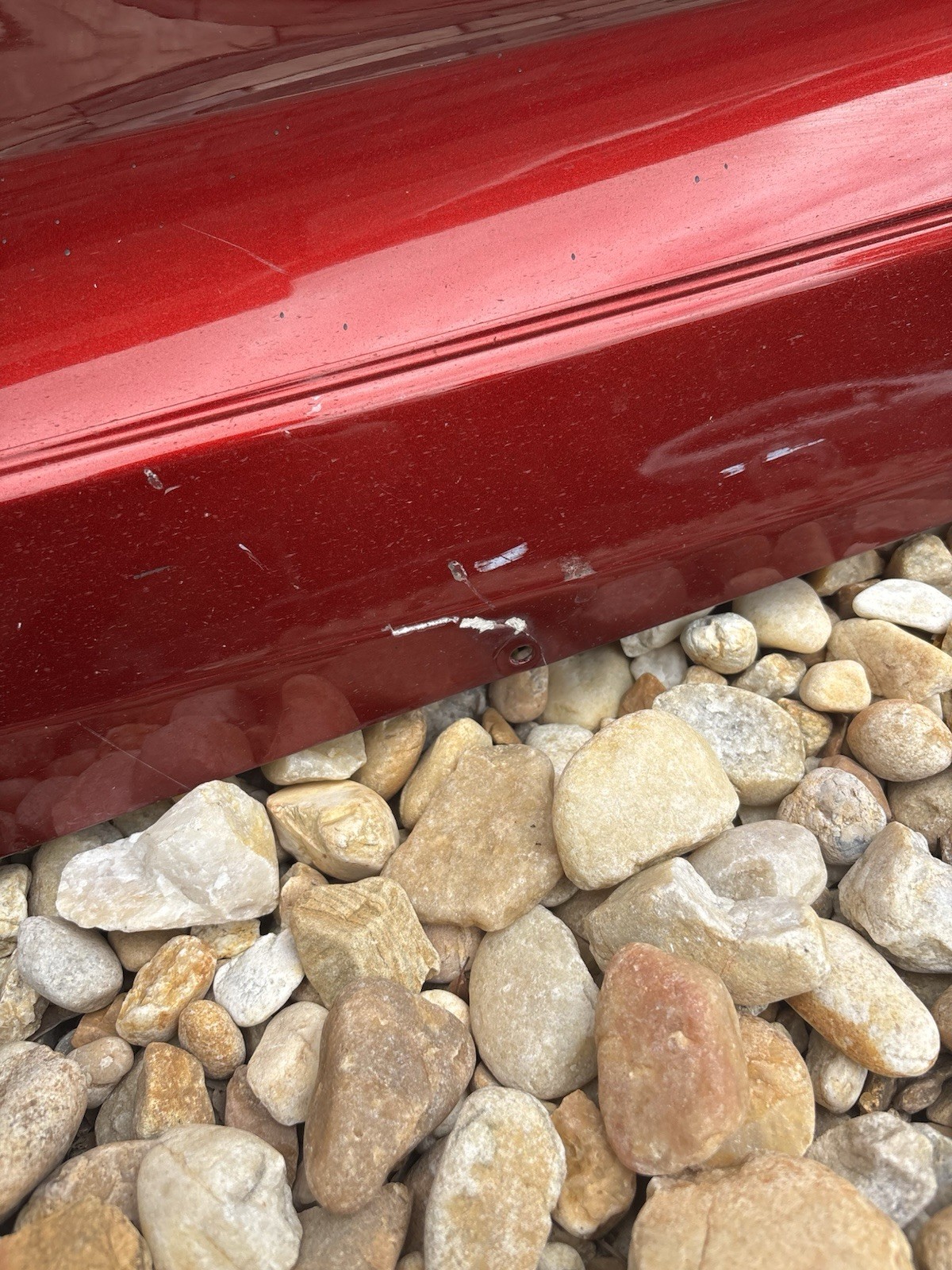 2012-2014 MCLAREN MP4-12C 650S SPIDER RIGHT SIDE QUARTER ROCKER PANEL  RED OEM
