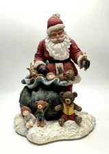 Lang and Wise Collectables Classic Santa "Bountiful Bears" by Sheri Buck Baldwin