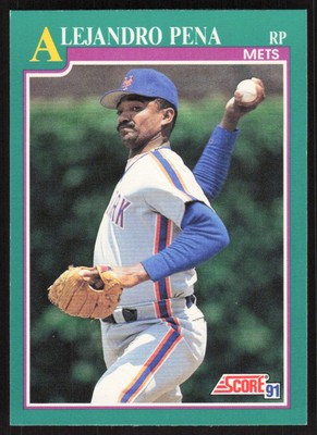 1991 Score Alejandro Pena New York Mets #204
