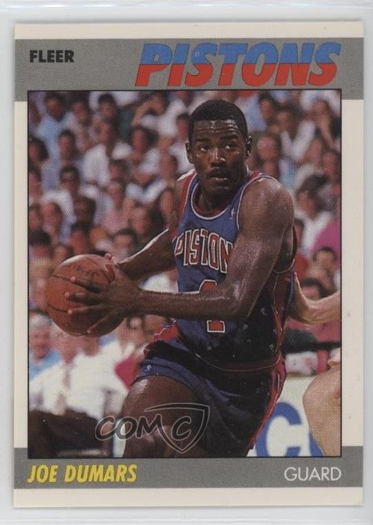 1987-88 Fleer Joe Dumars #31 HOF 0na3