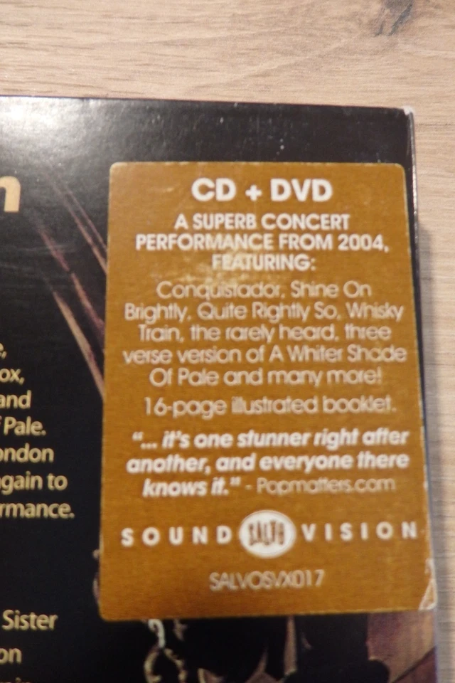 PROCOL HARUM - Live at The Union Chapel - Digi-CD 11 Tracks/DVD 122 Minuten - Bild 3 von 3