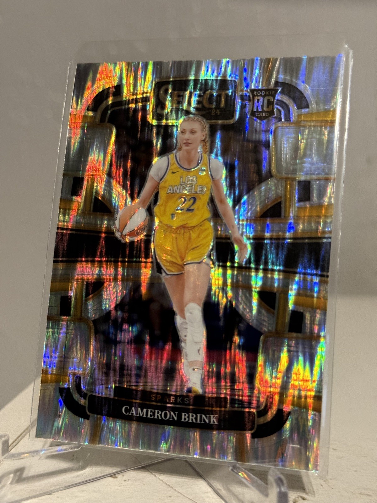 2024 Panini Select WNBA Cameron Brink Concourse #56 Silver Flash Prizm (RC)