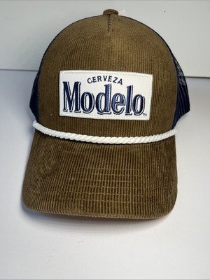Modelo Cerveza Brown With Rope Trucker Hat Brand NEW 