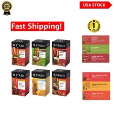 Luxury Chai Tea Variety Pack: 6 Flavors, 18-20 Bags Each, Quality