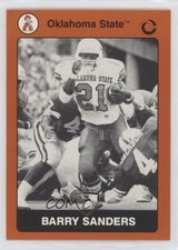 1991 Oklahoma State University Cowboys Barry Sanders #76 HOF 0jk3