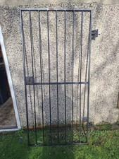 Steel Security Door/Gate Powder Coated Black