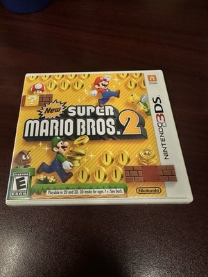 New Super Mario Bros 2 3DS CIB Nintendo Complete In Box Tested Working Authentic