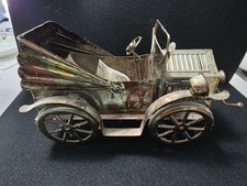 Vintage Tin Wind-up Toy Car Antique Vehicle